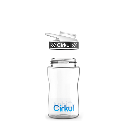 12oz. Plastic Bottle & Comfort Grip Lid